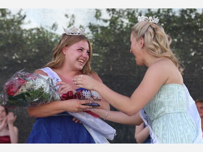 Miss Saline Madylin Marshall Showcases Program to Board of Education