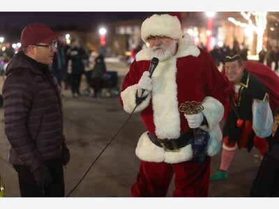 Saline Glows with Holiday Activity