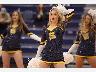 Saline Dance Team Performs at Basketball Games