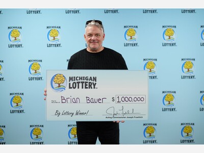 Saline's Brian Bauer Wins $1 Million in Michigan Lottery