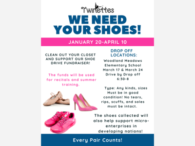 Shoe Drive Raises Money For Twirlettes Spring Recital, National Team