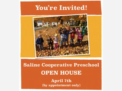 Saline Cooperative Preschool - OPEN HOUSE