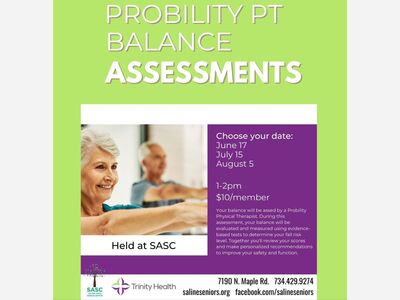 PT Balance Assessments at SASC