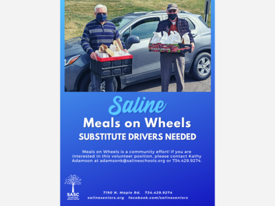 Saline Meals on Wheels Sub Drivers Needed