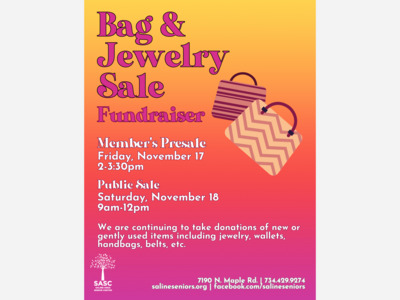 SASC Bag & Jewelry Sale Fundraiser