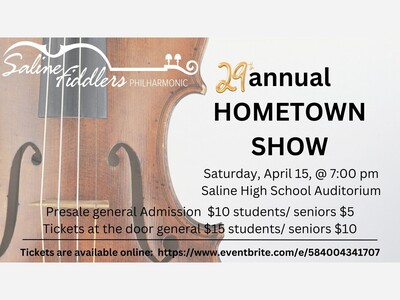 Saline Fiddlers Philharmonic Hometown Show