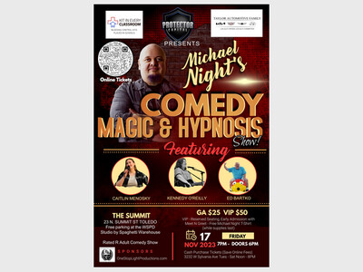 Famous Comedy Magician & Hypnotist Adult Show