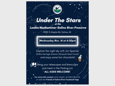 Under the Stars at the Leslee Niethammer Saline River Preserve