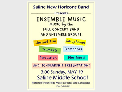 Saline New Horizons Band Presents A Spring Concert