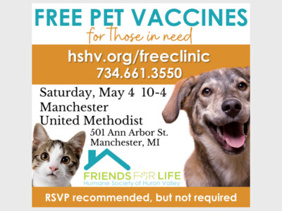 Free Cat and Dog Vaccine Clinic