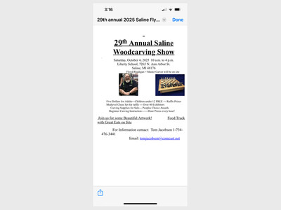 Saline Woodcarvers Show
