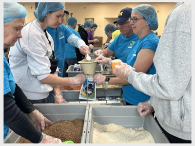 Send Hunger Packing - Rotary and Kids Coalition Against Hunger Meal Packing Event