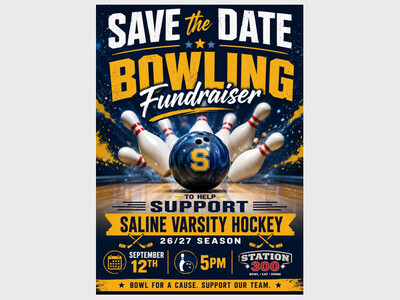 Saline Varsity Hockey- Bowling Fundraiser 