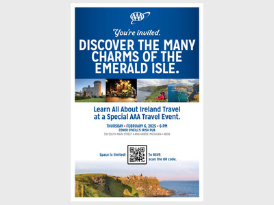 Learn All About Ireland Travel at a Special AAA Travel Event.