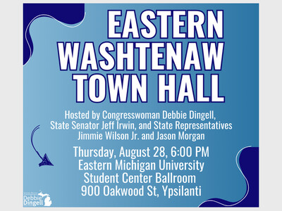 Congresswoman Dingell's Eastern Washtenaw Town Hall
