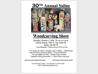 Saline Woodcarvers 30th anniversary show