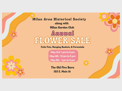 Milan Garden Club perennial sale