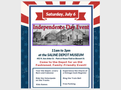 Independence Day at the Saline Depot Museum