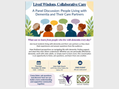 A Panel Discussion: People Living with
Dementia and Their Care Partners