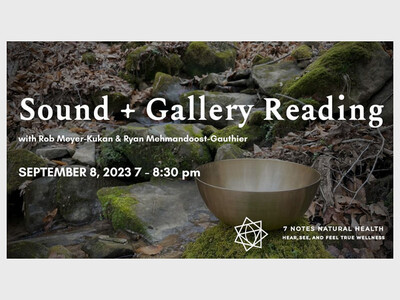 Sound Bath & Gallery Reading