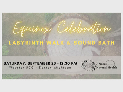 Equinox Labyrinth Walk and Crystal Bowl Sound Bath