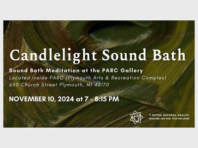 Candlelight Sound Bath at the PARC Gallery