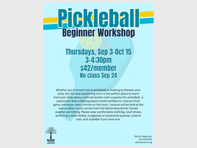 Pickleball Beginner Workshop