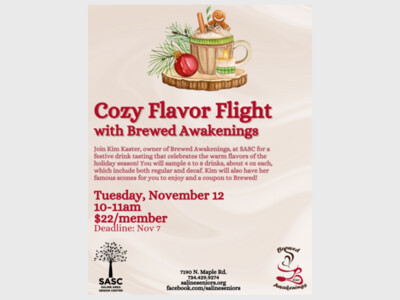Cozy Flavor Flight w/ Brewed Awakenings
