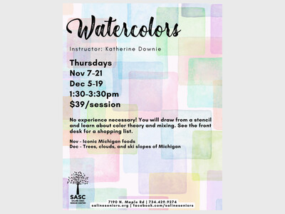 Watercolors with Katherine