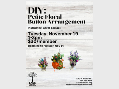 DIY: Petite Button Flower Bouquet