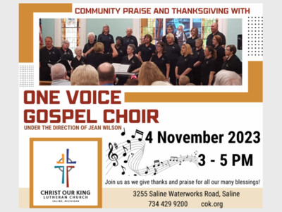 One Voice Gospel Choir Concert