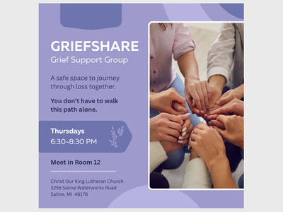 GriefShare Support Group Meeting