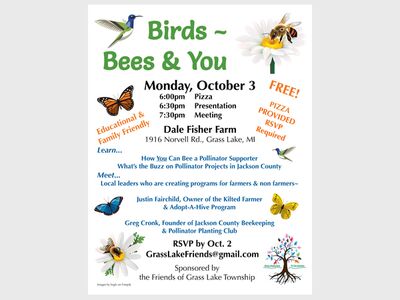 Birds ~ Bees & You Pollinator Presentation Offered
