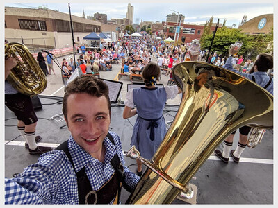 The Bierkeller Boys Oompah Band at Stony Lake Brewing Co.