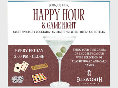 Game Night Happy Hour