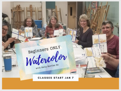 Beginners ONLY Watercolor Classes