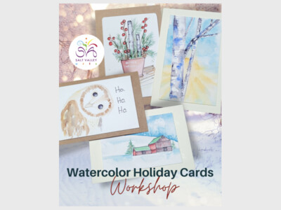 Holiday Watercolor Cards Workshop