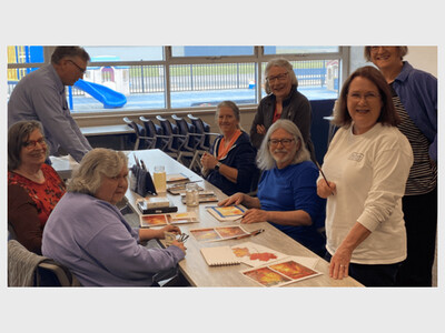 Beginner & Intermediate Adult Watercolor Class