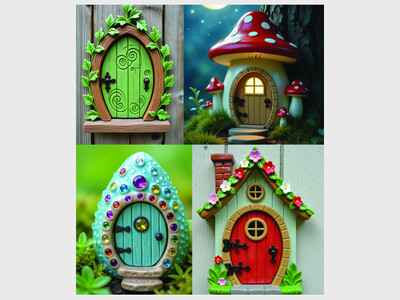 Magical Fairy Doors in Clay Class for Grades 3-7