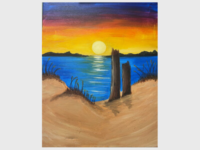 Painting pARTy - Sunset At The Beach
