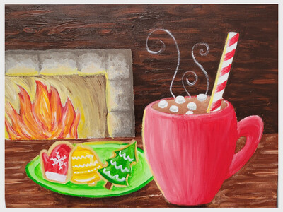 Painting pARTy at Whitepine Studios