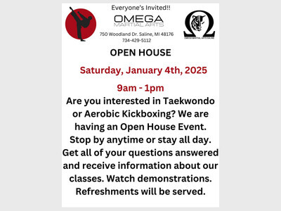 Omega Martial Arts Open House