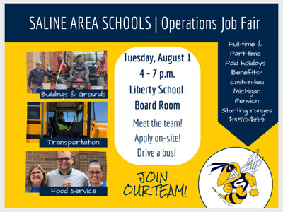 Saline Area Schools Operations Job Fair