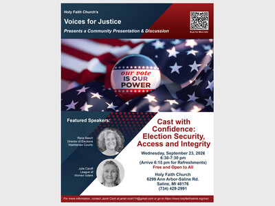 Cast with Confidence: Election Security, Access and Integrity