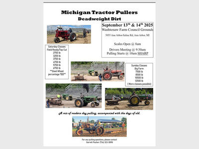 Deadweight Dirt Tractor Pull