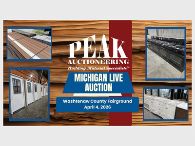 Michigan Live Building Materials Auction