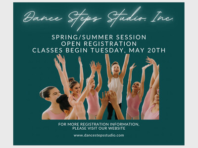 Dance Steps Studio Spring/Summer Session Registration