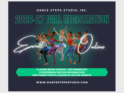 Dance Steps Studio Fall Enrollment