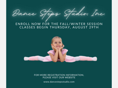 Dance Steps Studio Fall/Winter Session Registration