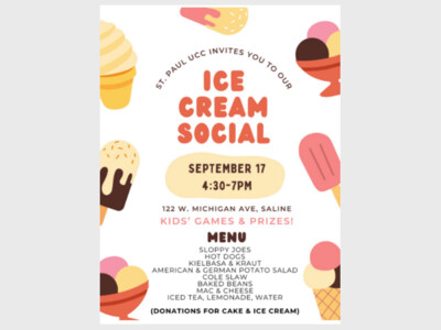 St. Paul UCC Ice Cream Social